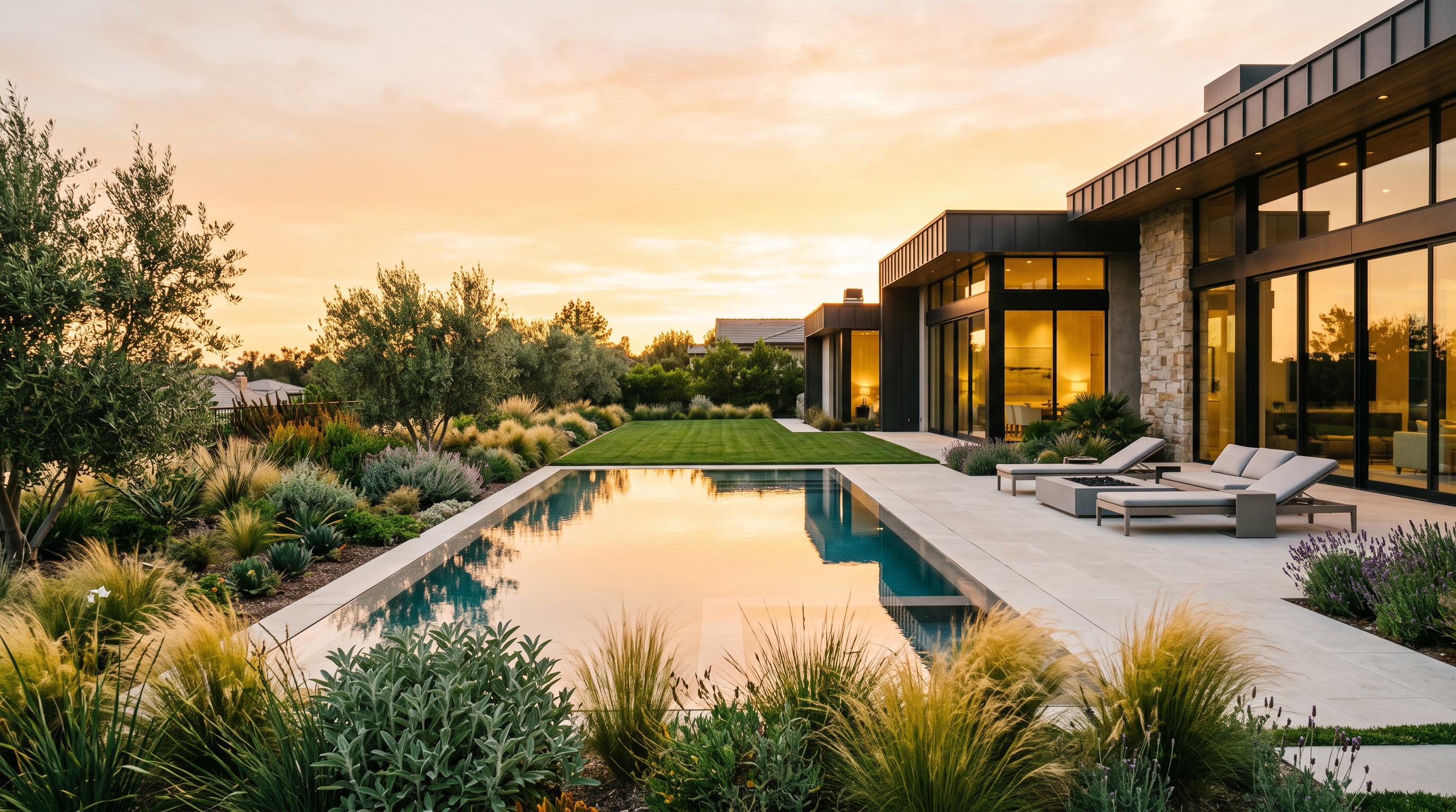 Meridian Landscapes demo homepage